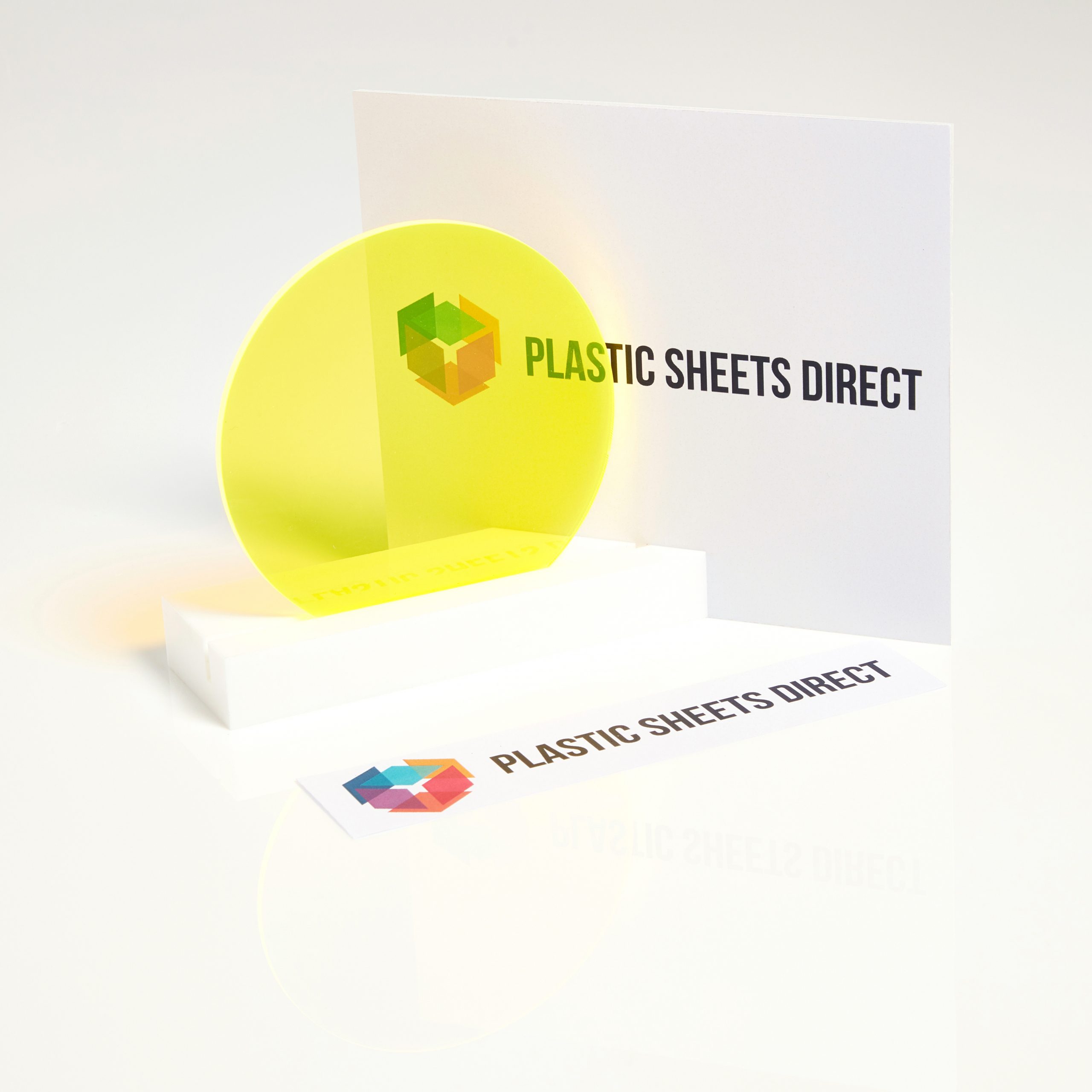 PSD Perspex PERSPEX FLUORESCENT Helios Yellow 2T51 DISK0244